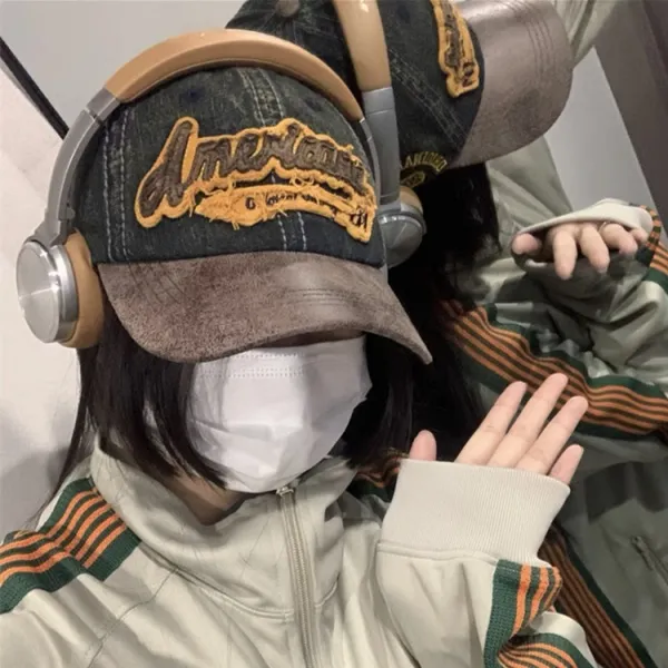 Fishing For Bears Polyester Baseball Caps Women's-5