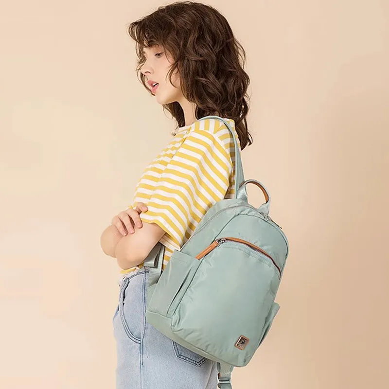 FOUVOR Large Capacity Computer Backpack Oxford Travel Bag Lightweight Small Backpack Large Size Unisex Multicolor-2