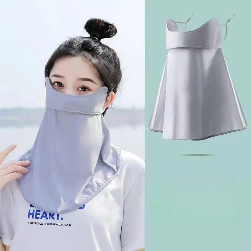 Fishing For Bears Polyester Sun Protection Masks Unisex-1