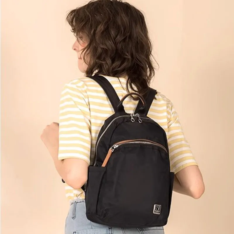 FOUVOR Large Capacity Computer Backpack Oxford Travel Bag Lightweight Small Backpack Large Size Unisex Multicolor-6