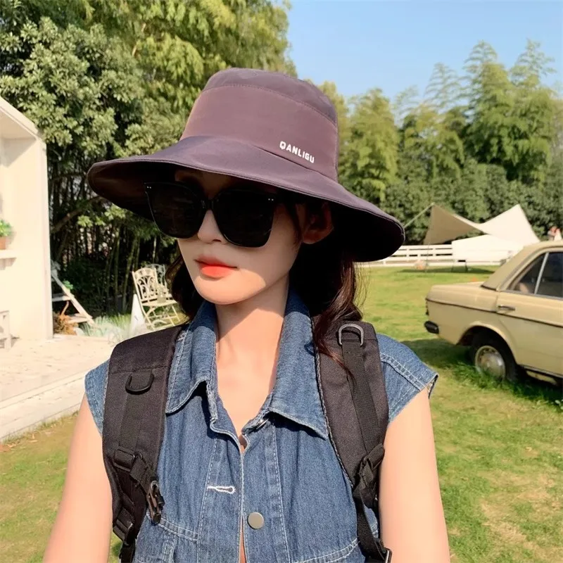 Fishing For Bears Polyester Bucket Hats Unisex-4