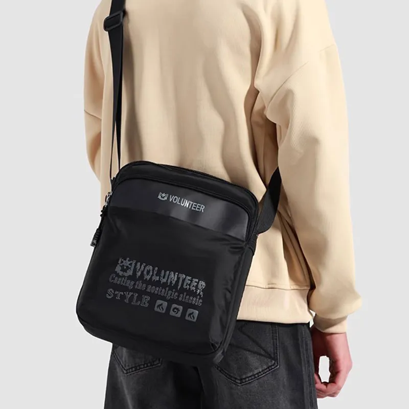 Volunteer Nylon Fabric Crossbody Bag Men's Multicolor-6