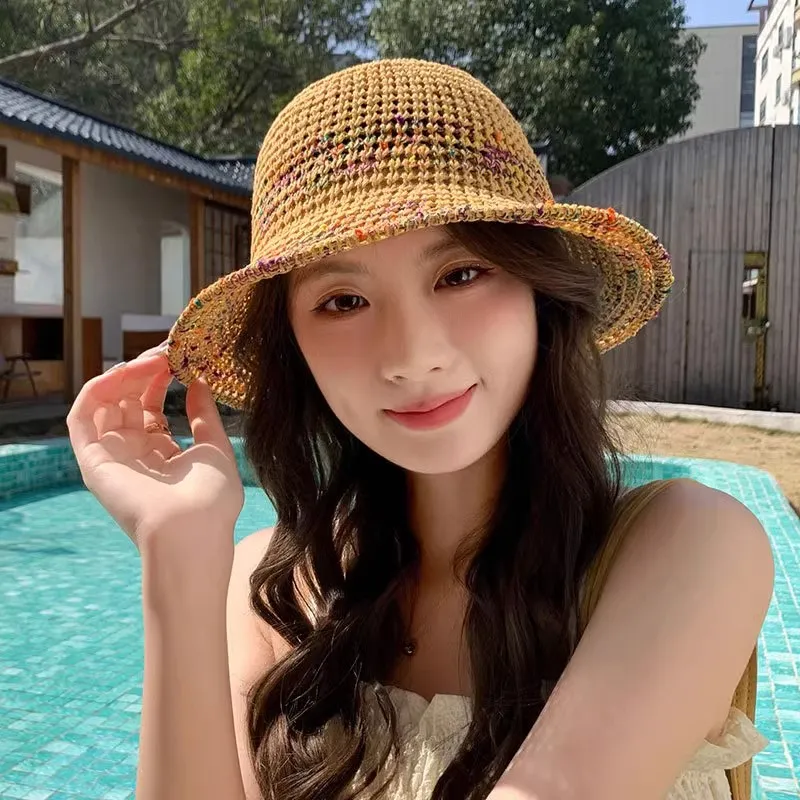 Fishing For Bears Polyester Bucket Hats Unisex-4