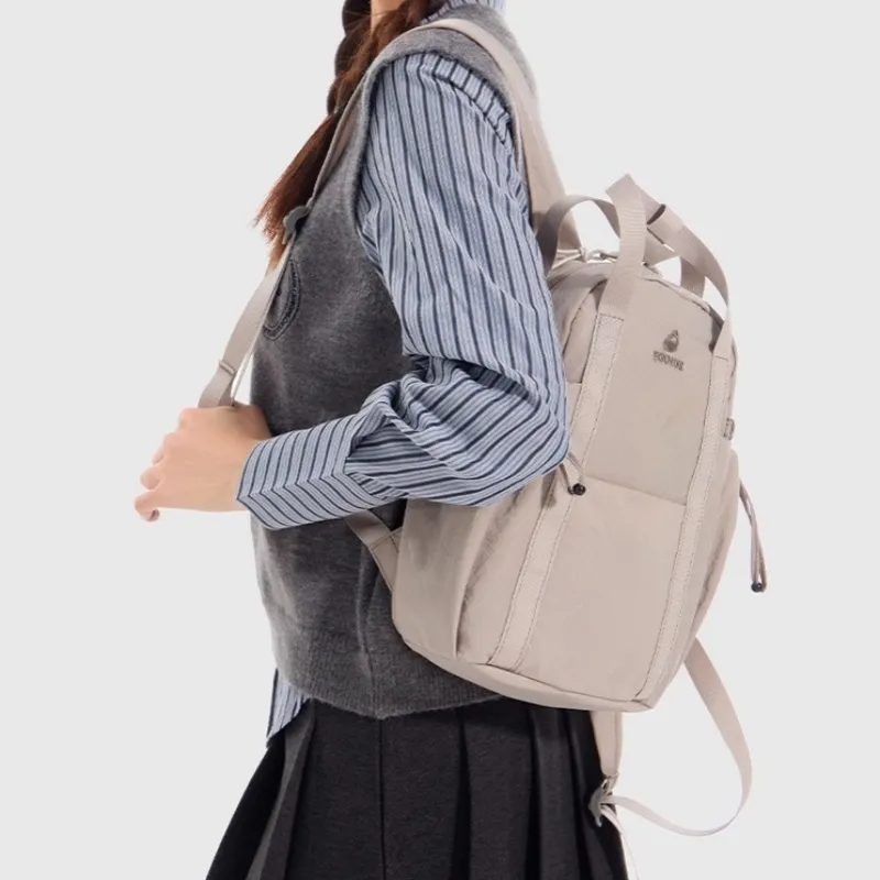 FOUVOR Nylon Fabric Backpack Regular Women's Multicolor-9