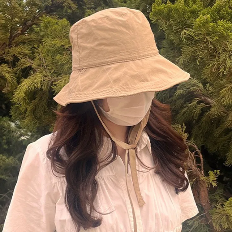 Fishing For Bears Polyester Bucket Hats Unisex-2