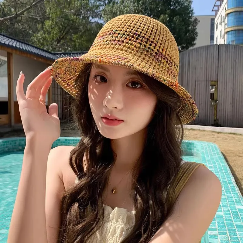 Fishing For Bears Polyester Bucket Hats Unisex-1