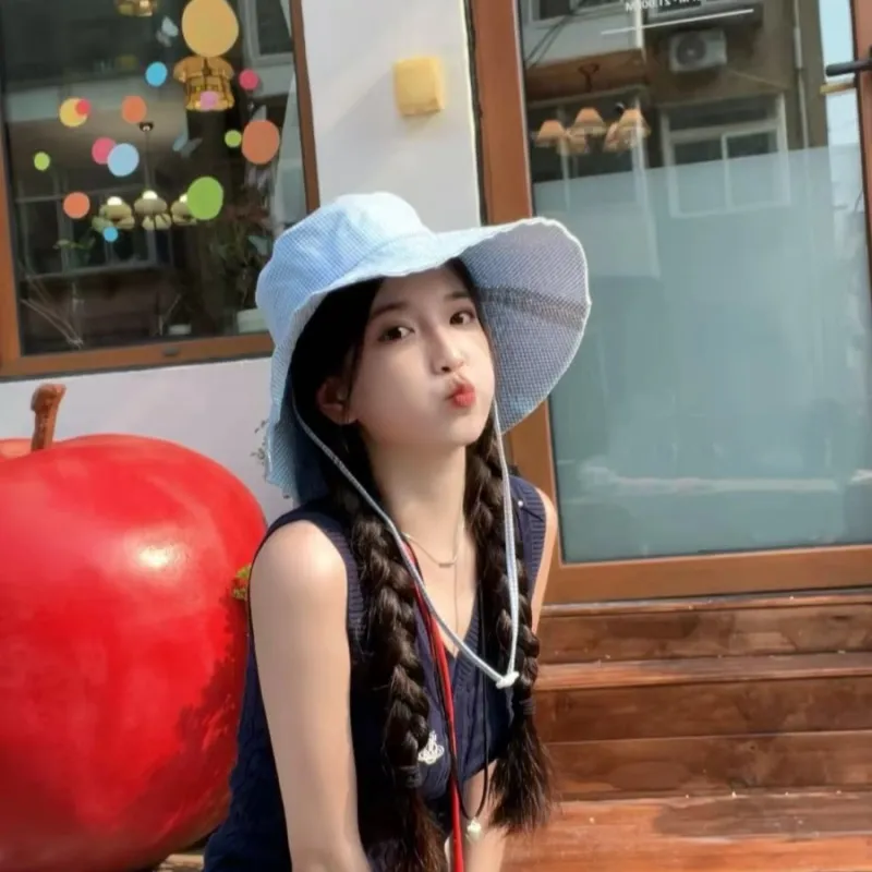 Fishing For Bears Polyester Sun Protection Hats Unisex-5