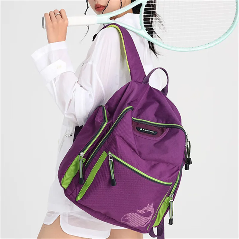 FOUVOR Oxford Backpack Unisex Black/Romantic Purple/Lake Blue-12