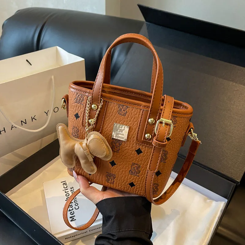 FOUVOR Pu Bucket Bag Crossbody One Shoulder Handbag Women's Multicolor-5
