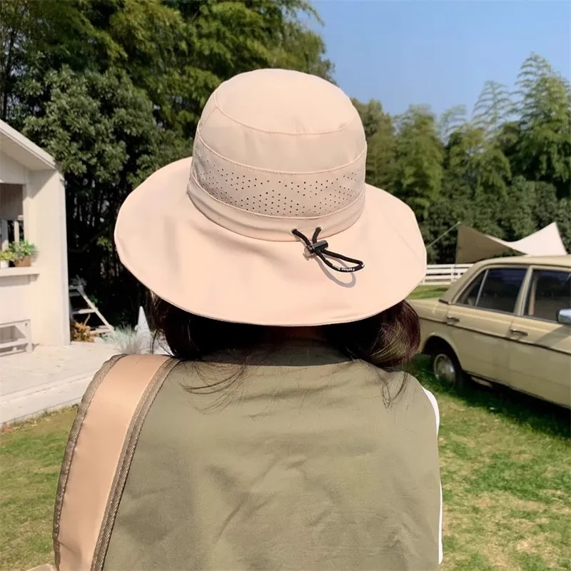Fishing For Bears Polyester Bucket Hats Unisex-3