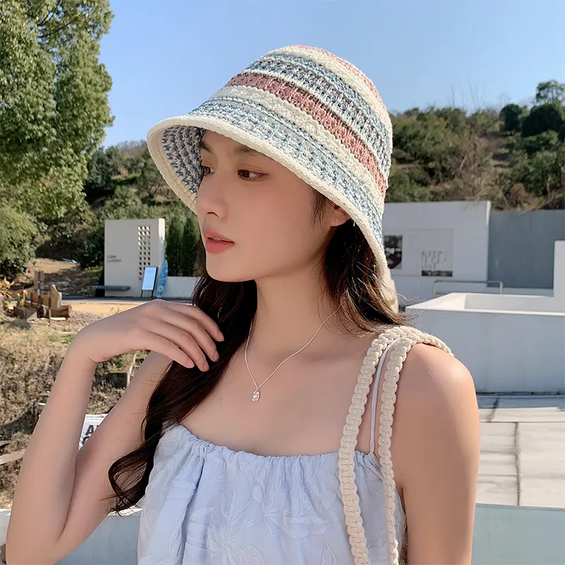 Fishing For Bears Polyester Bucket Hats Unisex-3
