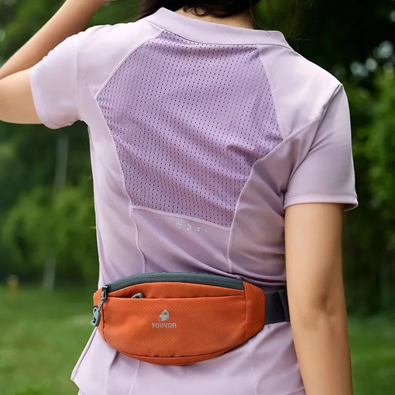 FOUVOR Nylon Fabric Fanny Pack Women's Black/Orange/Royal Blue+/Pink/Green/Gray/Blue-3