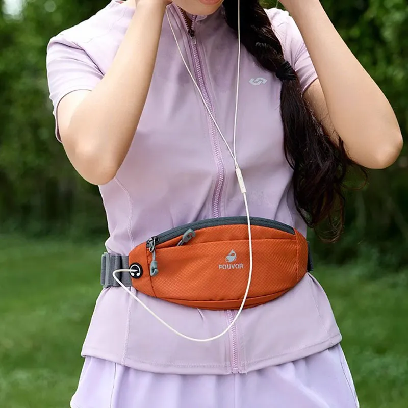 FOUVOR Nylon Fabric Fanny Pack Women's Black/Orange/Royal Blue+/Pink/Green/Gray/Blue-2