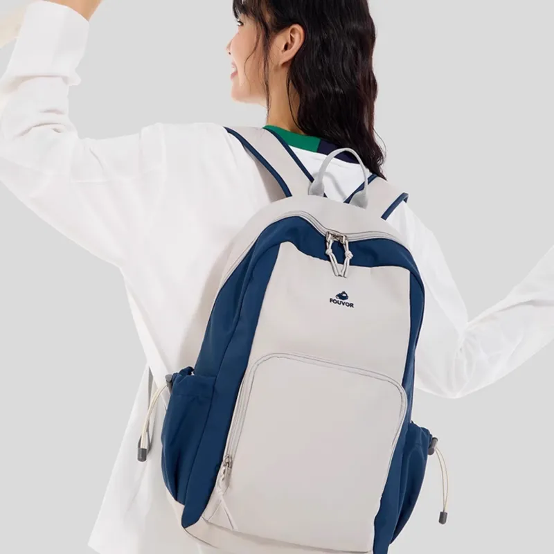 FOUVOR Nylon Fabric Backpack Women's Multicolor-17