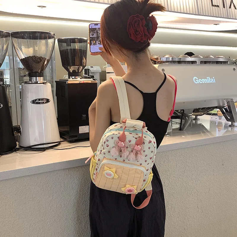 Volunteer Canvas Backpack Regular Women's White-11