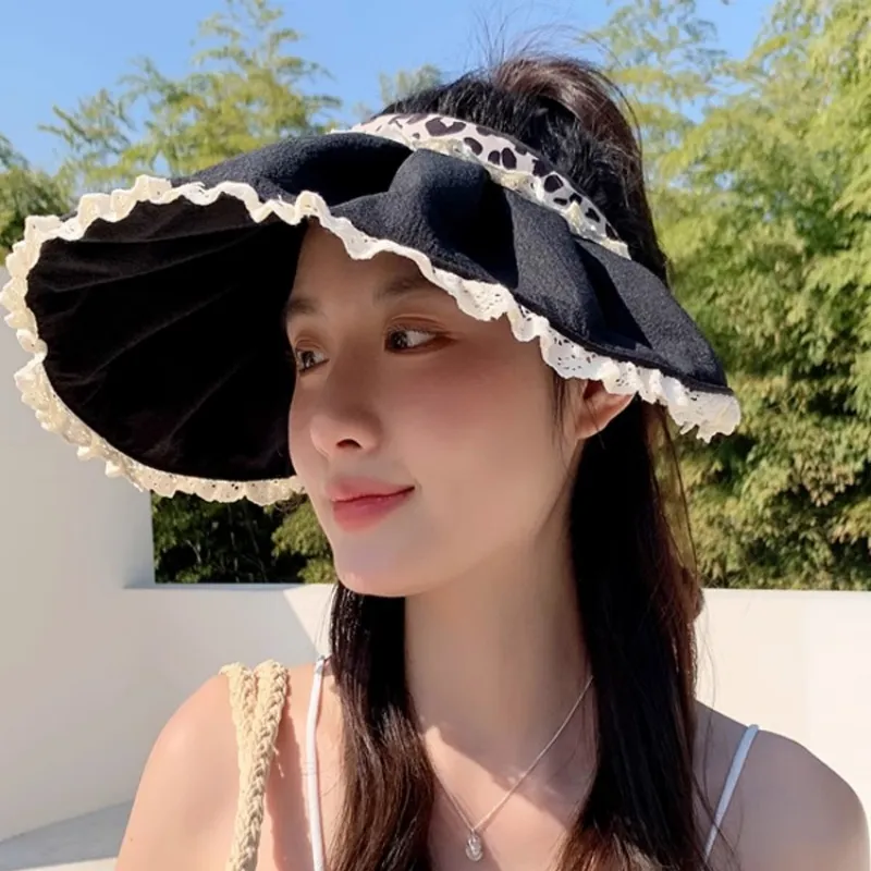 Fishing For Bears Polyester Sun Protection Hats Unisex-2