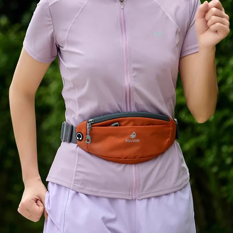 FOUVOR Nylon Fabric Fanny Pack Women's Black/Orange/Royal Blue+/Pink/Green/Gray/Blue-4