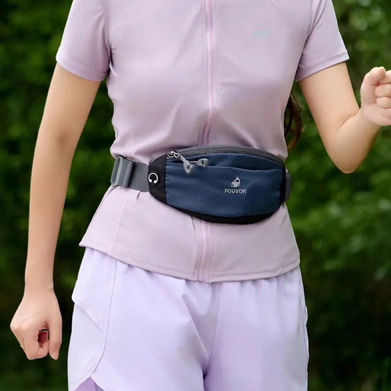 FOUVOR Nylon Fabric Fanny Pack Women's Black/Orange/Royal Blue+/Pink/Green/Gray/Blue-12