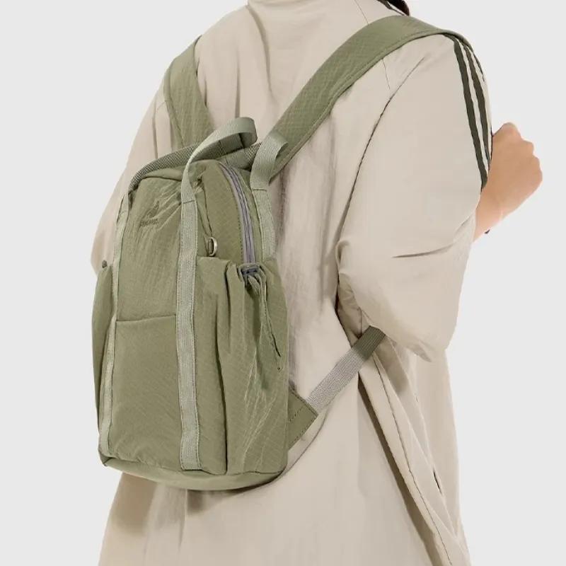 FOUVOR Nylon Fabric Backpack Regular Women's Multicolor-15