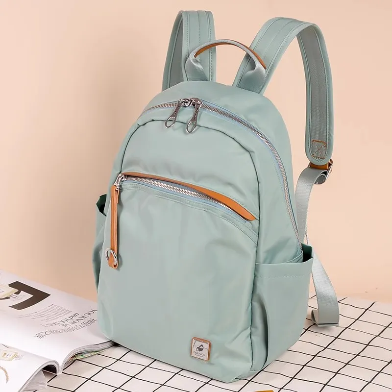 FOUVOR Large Capacity Computer Backpack Oxford Travel Bag Lightweight Small Backpack Large Size Unisex Multicolor-1