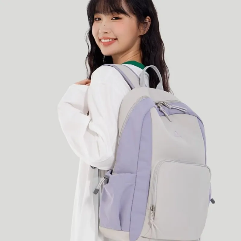 FOUVOR Nylon Fabric Backpack Women's Multicolor-12