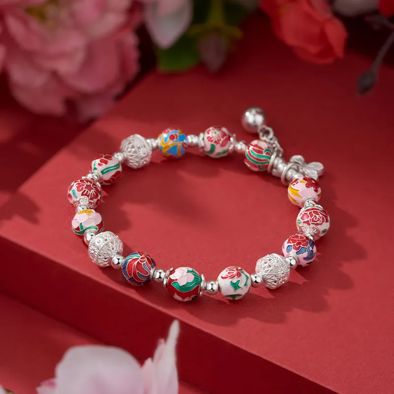 Shunqin Silver Building Sterling Silver S999 Bracelets Women's-5