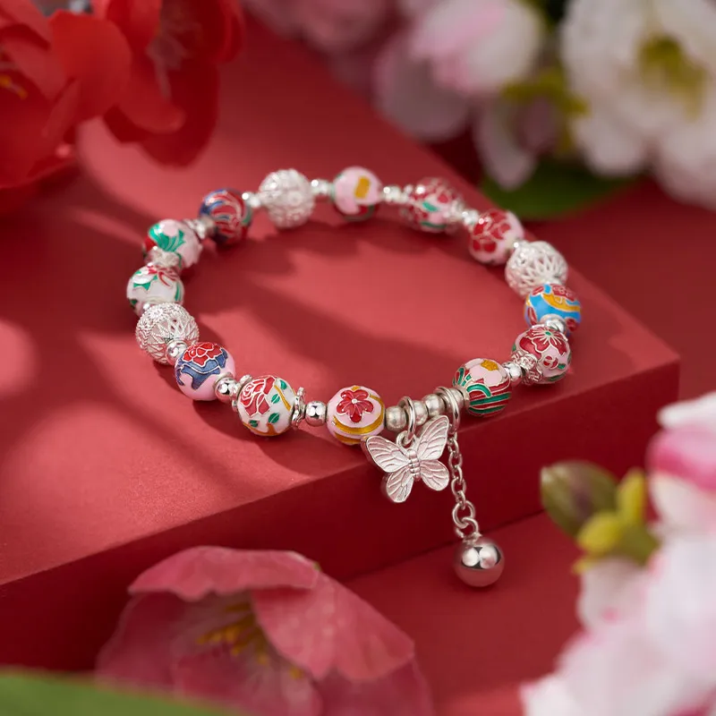 Shunqin Silver Building Sterling Silver S999 Bracelets Women's-3