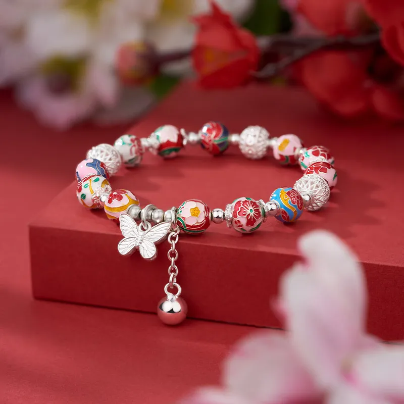 Shunqin Silver Building Sterling Silver S999 Bracelets Women's-1