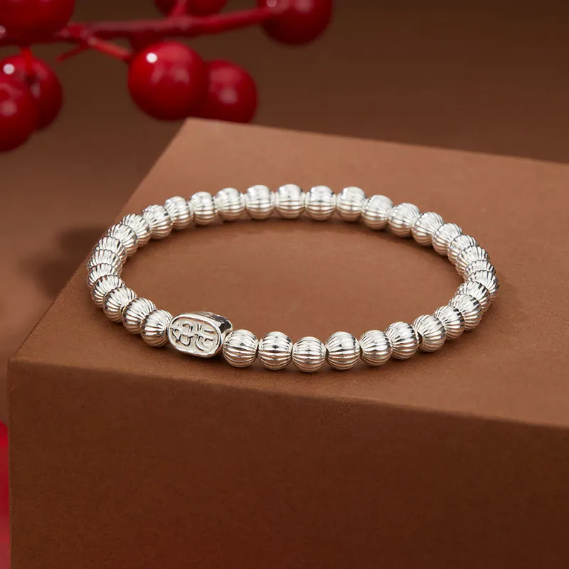 Shunqin Silver Building 990 Silver Pure Silver Bracelets Unisex-2