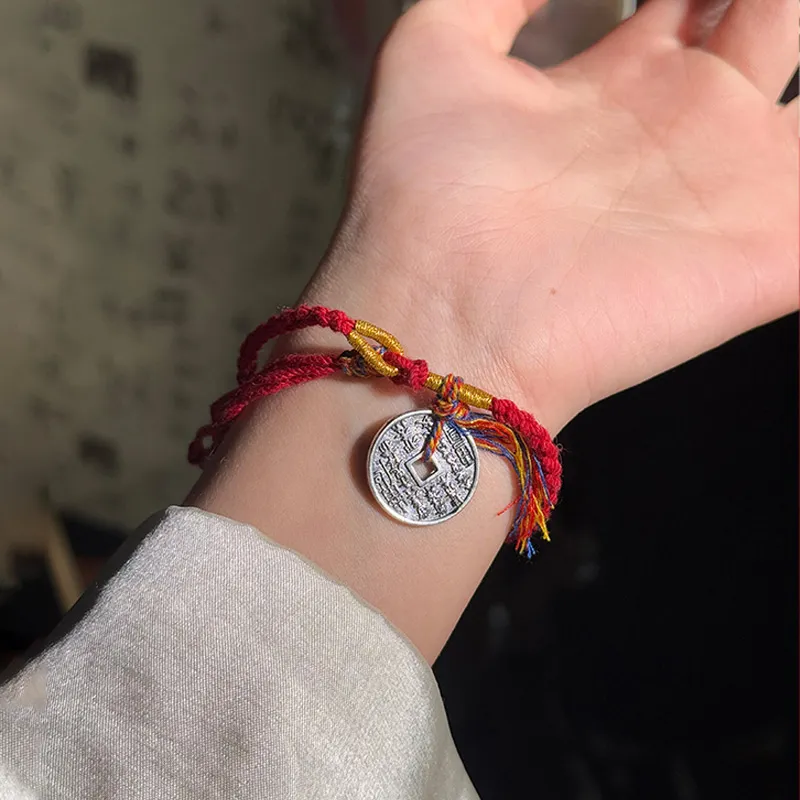 Shunqin Silver Building 999 Fine Silver Pure Silver Bracelets Unisex-4