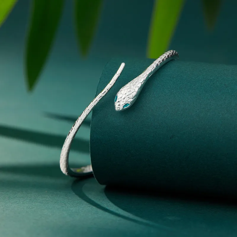 Shunqin Silver Building S999 Bangles Women's-2