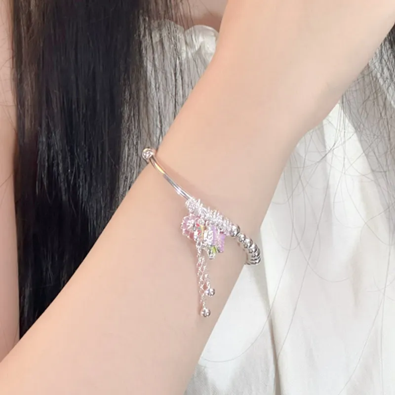 Shunqin Silver Building S999 Bracelets Women's-5