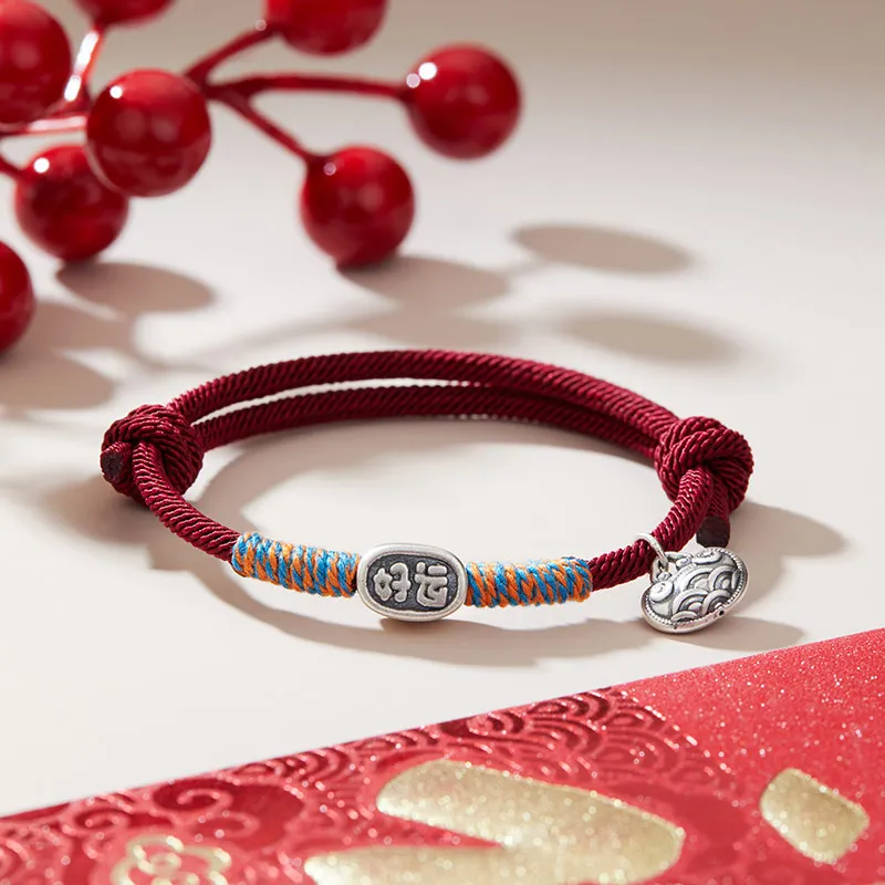 Shunqin Silver Building 999 Fine Silver Bracelets Women's-4