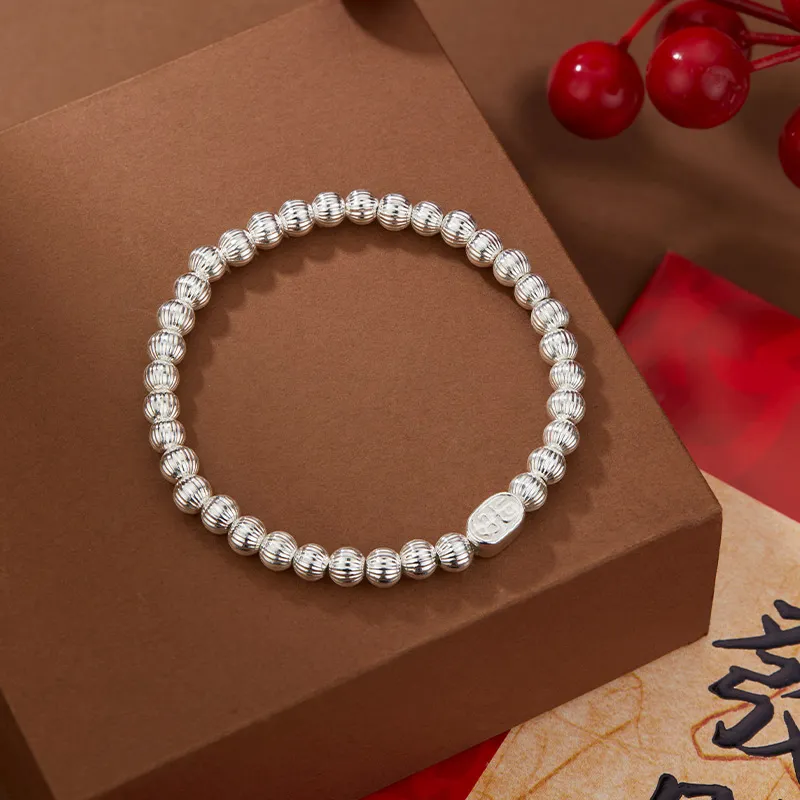 Shunqin Silver Building 990 Silver Pure Silver Bracelets Unisex-1