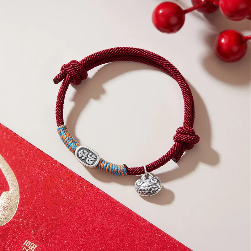 Shunqin Silver Building 999 Fine Silver Bracelets Women's-1
