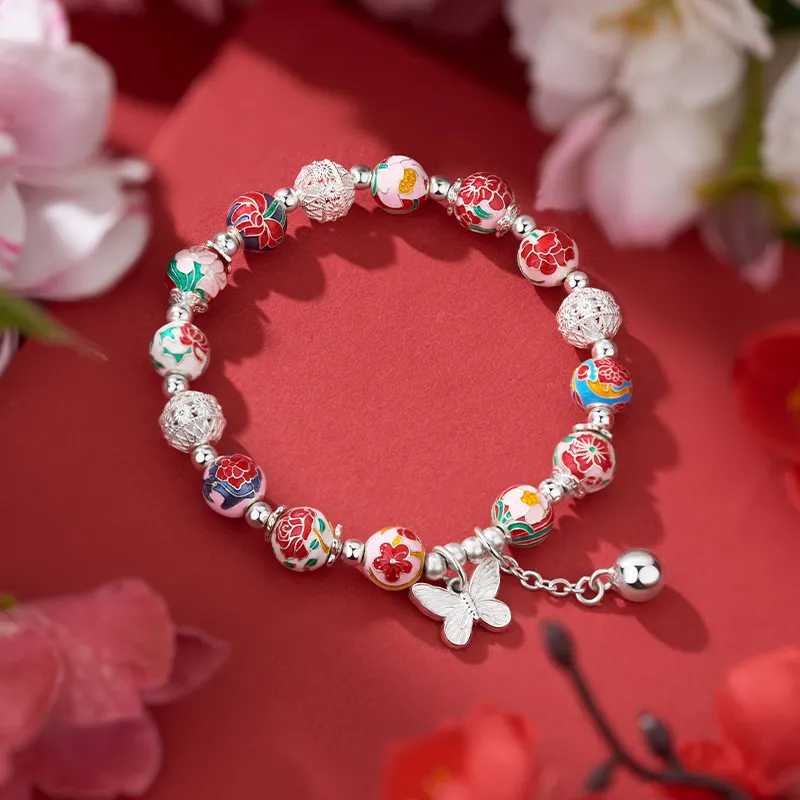 Shunqin Silver Building Sterling Silver S999 Bracelets Women's-2