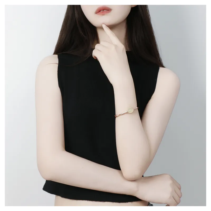 JIAHAOJADE Serpentine Jade Bangles Women's-7