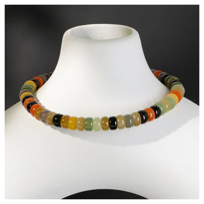 JIAHAOJADE Hetian Jade Bracelet, Myanmar Yellow Green Jade Unisex-1
