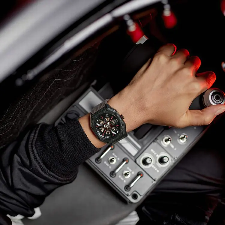 NIVADA Supercar Mechanical Movement Unisex Watch Black Dial N936201215022-8