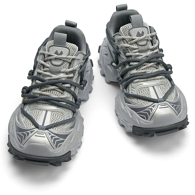 SK.TRIP Cushioning, Abrasion Resistant, Breathable, Coverage, Support Low Top Chunky Sneakers Unisex Box-4
