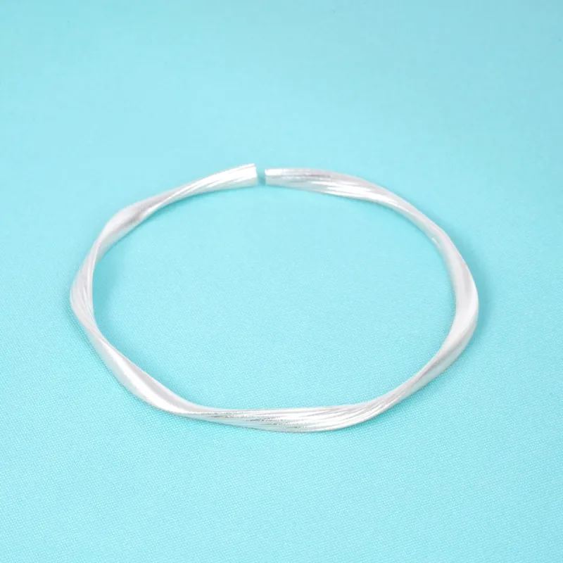 OWNREWARDS 999 Fine Silver Sterling Silver Bracelets Women's-4