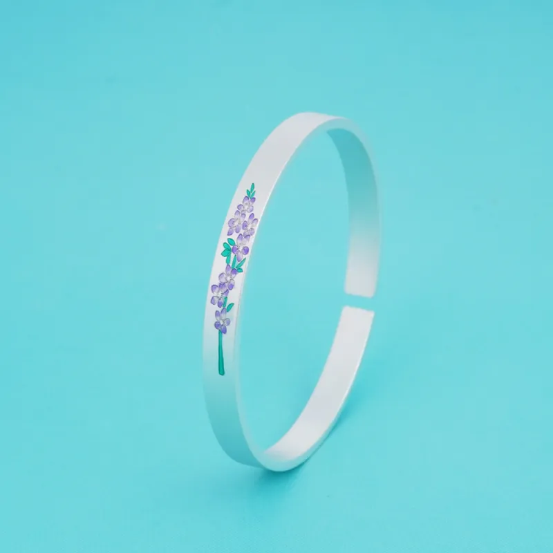 OWNREWARDS 999 Fine Silver Bangles Women's-1