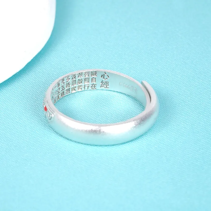 OWNREWARDS 999 Fine Silver Rings Women's-3