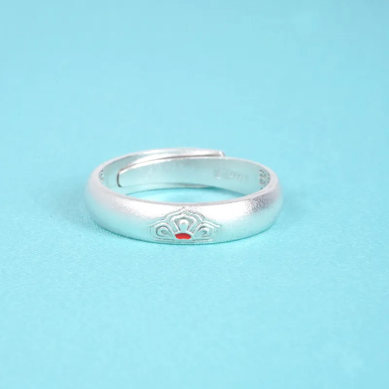 OWNREWARDS 999 Fine Silver Rings Women's-4
