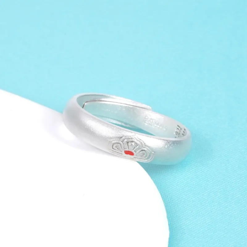OWNREWARDS 999 Fine Silver Rings Women's-1