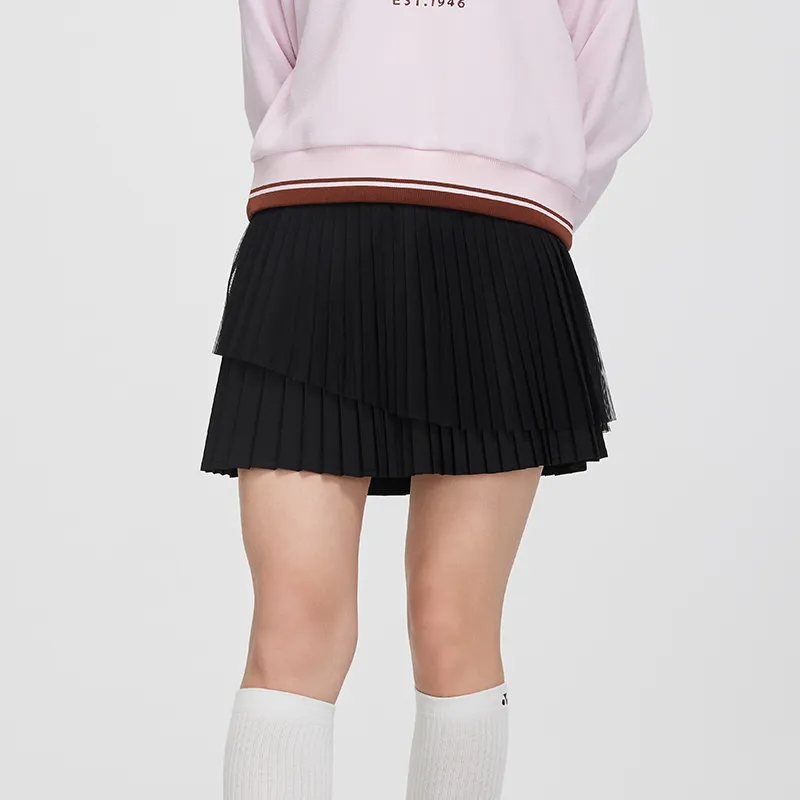 YONEX Training Series Casual Short Skirts Women's Black/White-3