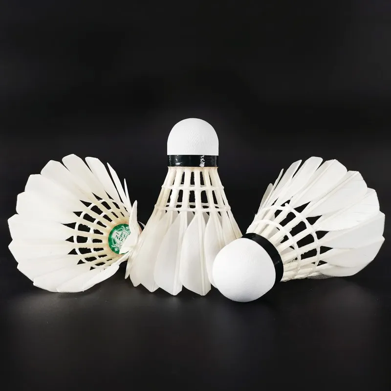 RSL RSL10 Duck Feather Shuttlecock 12 Pack CiGu Duck Feather Small Board Duck Feather Training Shuttlecocks-8
