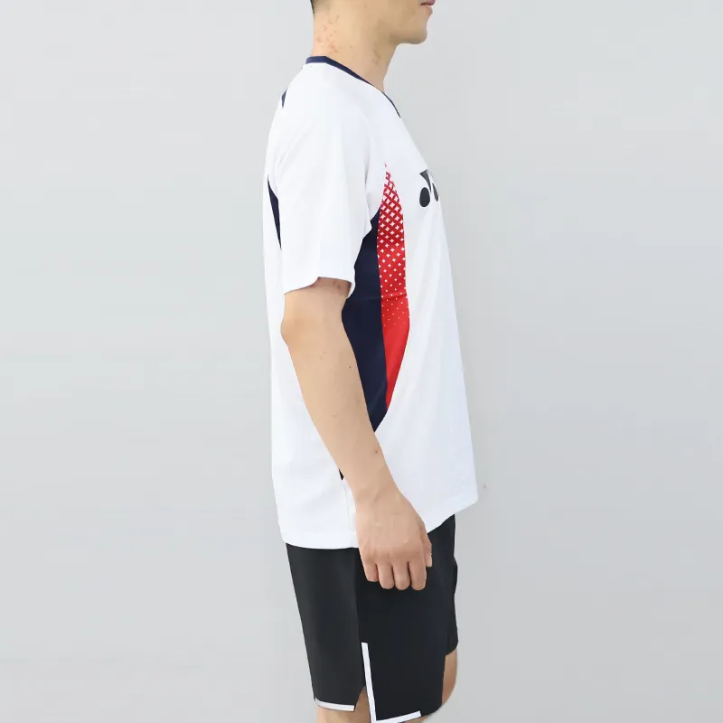 YONEX Training Series Badminton Jersey Men's White-5