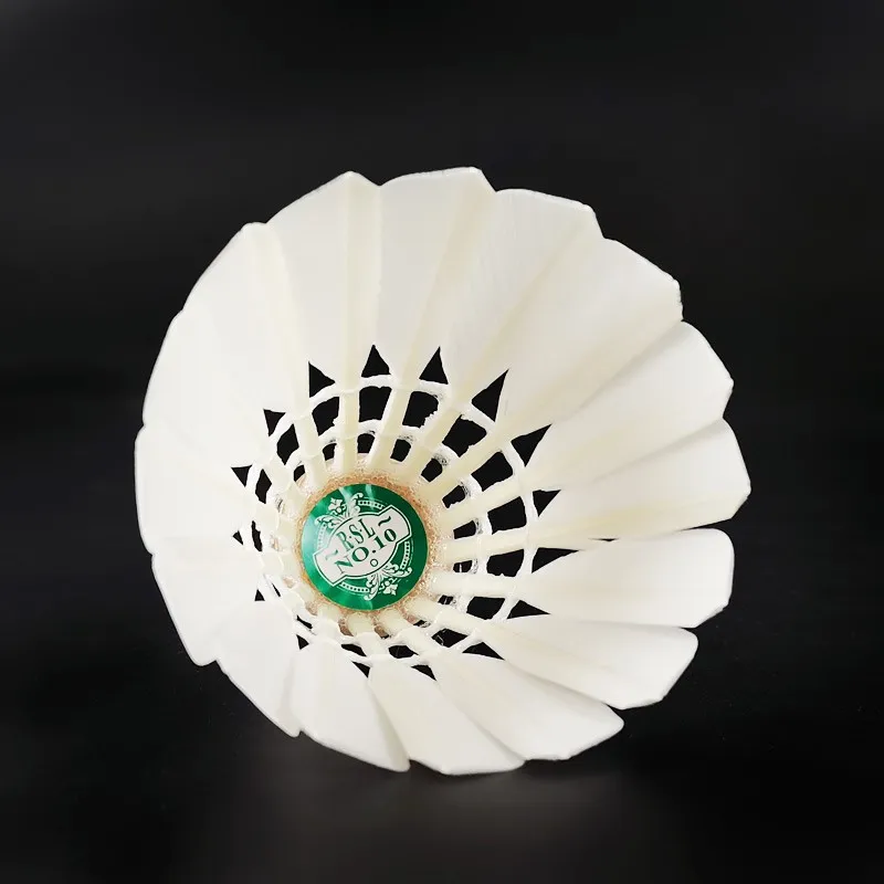 RSL RSL10 Duck Feather Shuttlecock 12 Pack CiGu Duck Feather Small Board Duck Feather Training Shuttlecocks-9