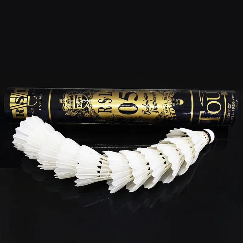 RSL 12 Pack Duck Feather Humped Duck Feather Competition Training Ball Shuttlecocks-4